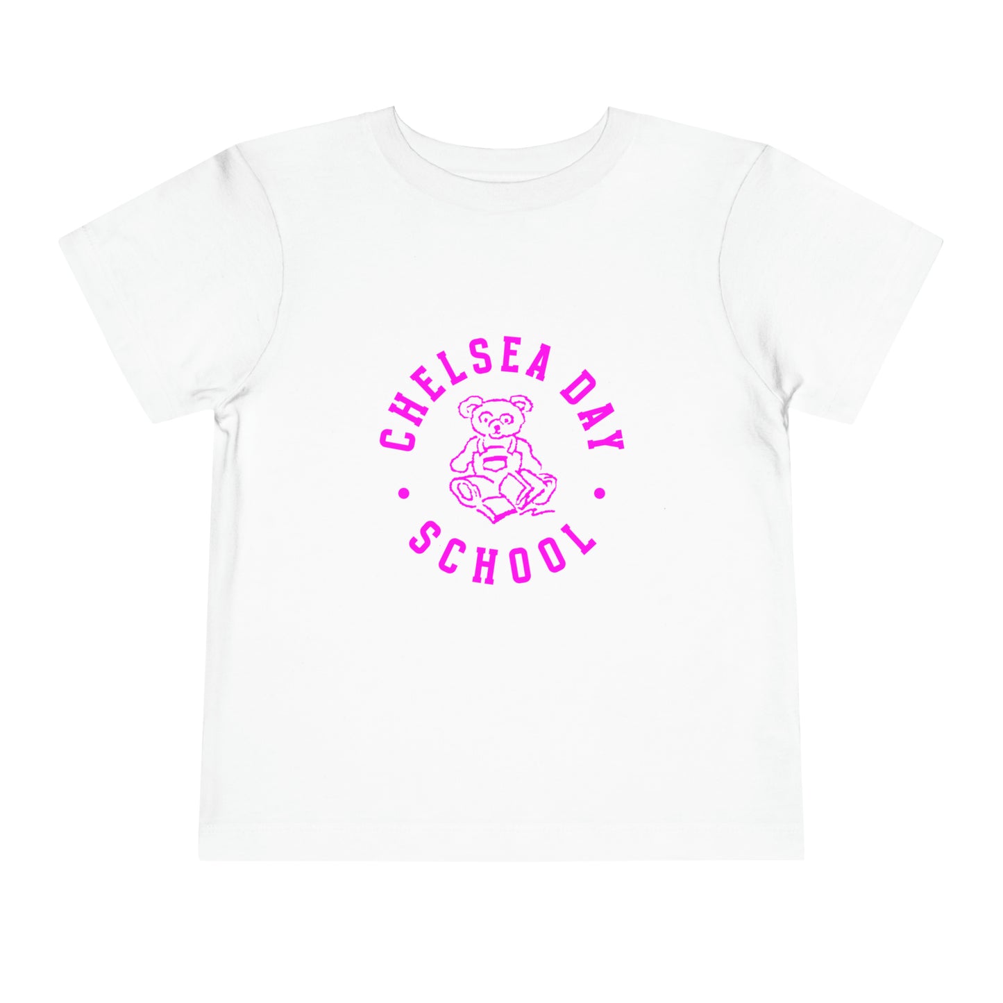Toddler Short Sleeve Tee (Pink Logo)