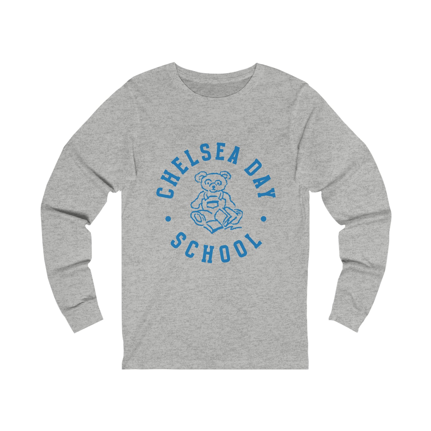 Adult Long Sleeve Tee (Blue Logo)