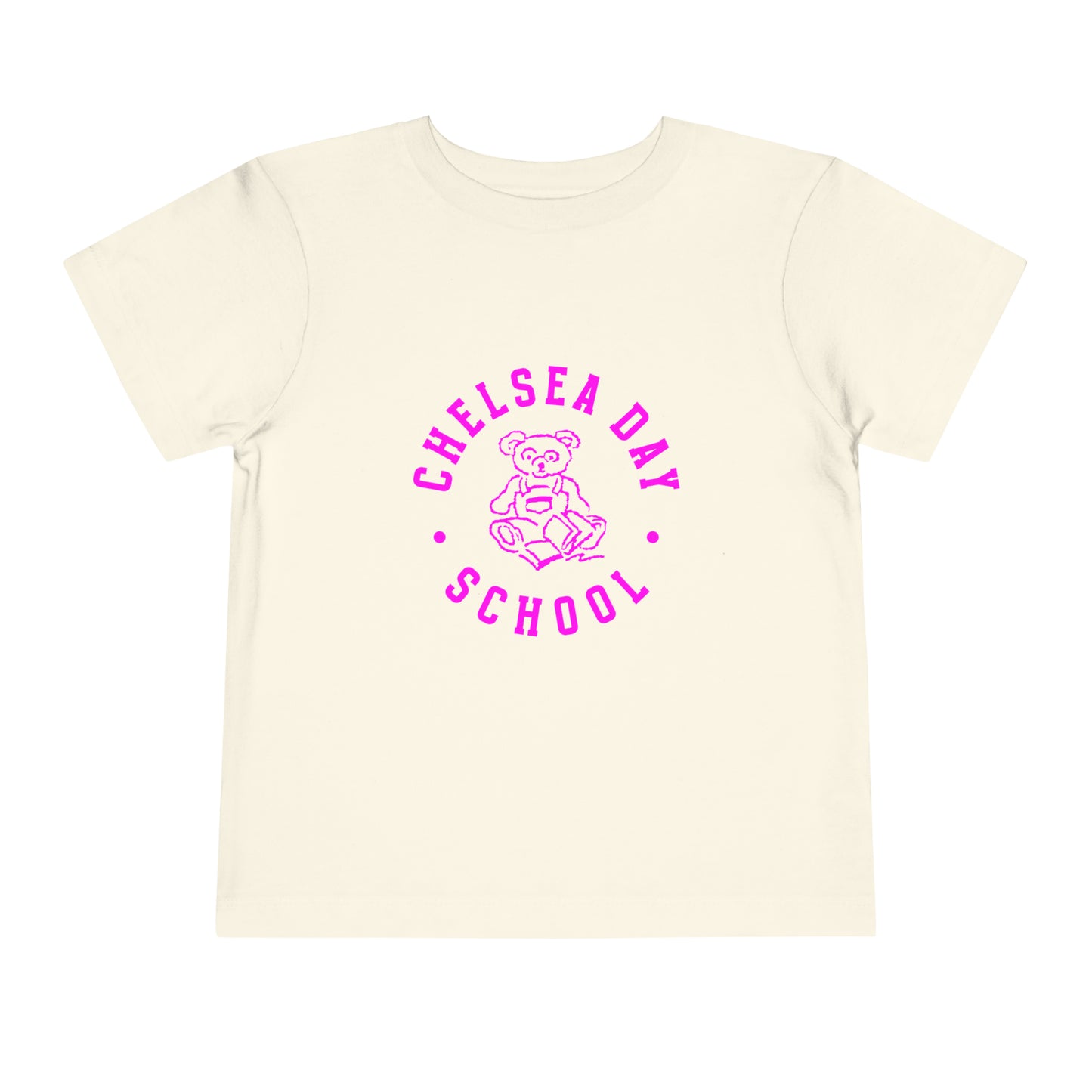 Toddler Short Sleeve Tee (Pink Logo)