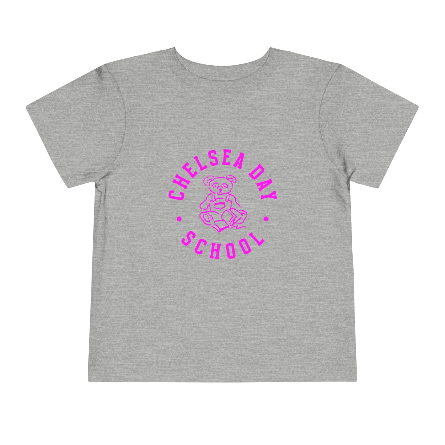 Toddler Short Sleeve Tee (Pink Logo)