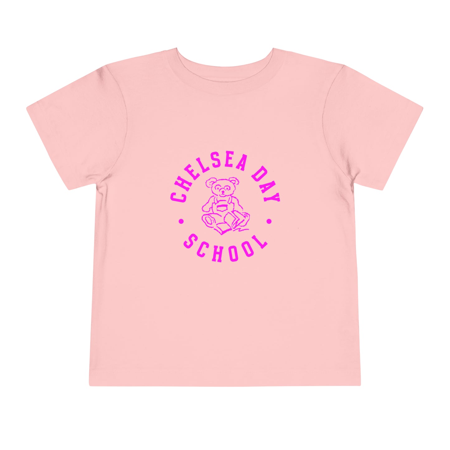 Toddler Short Sleeve Tee (Pink Logo)