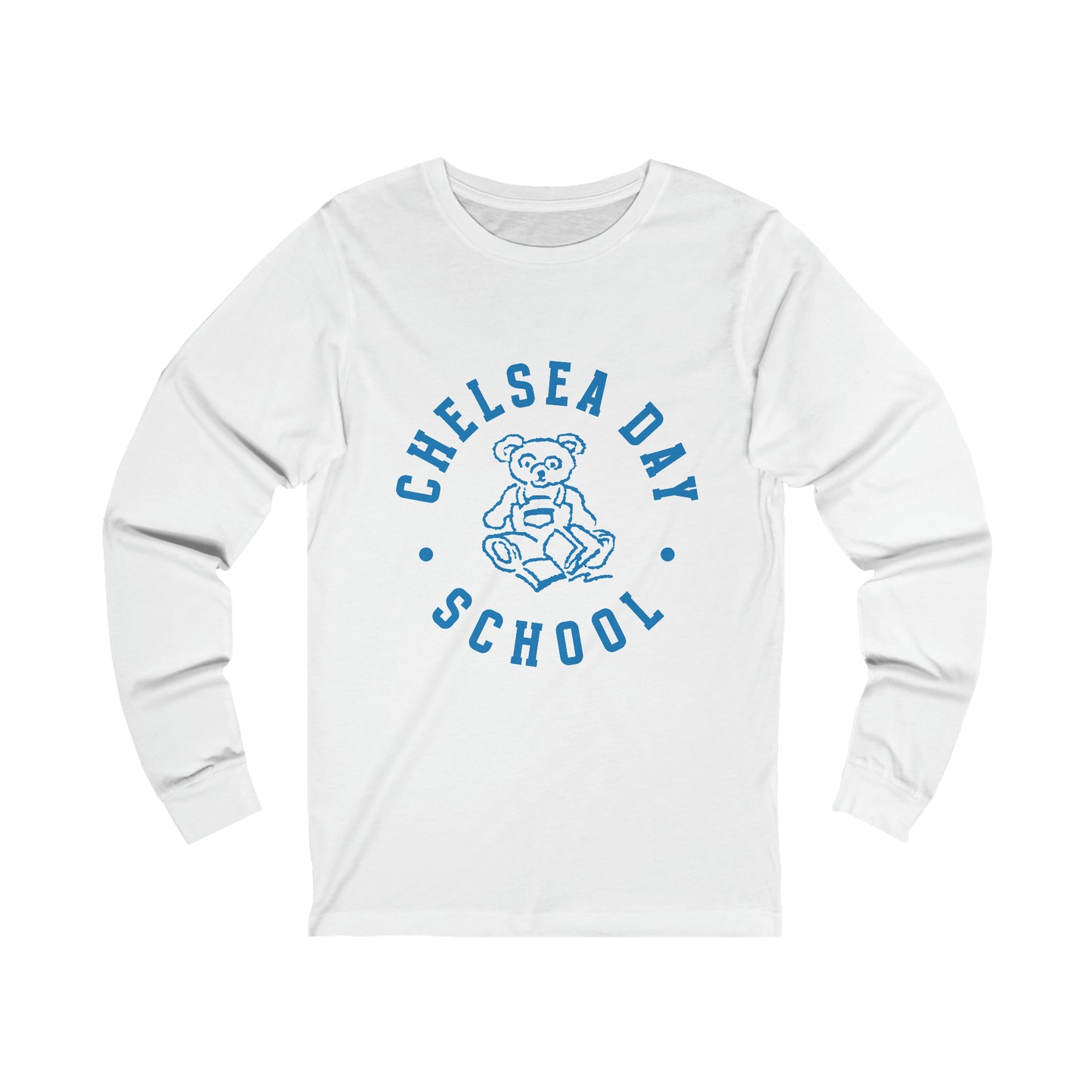 Adult Long Sleeve Tee (Blue Logo)