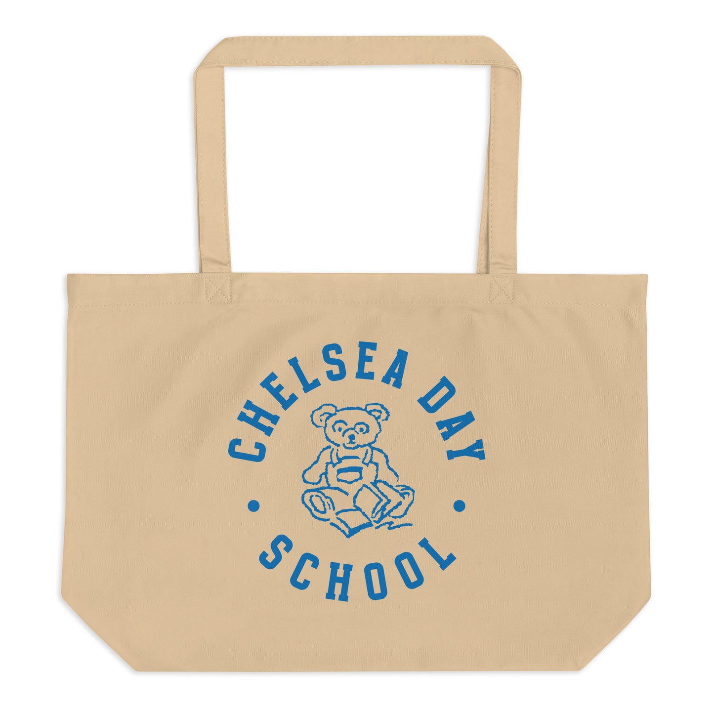 Oversized Tote (Blue Logo)